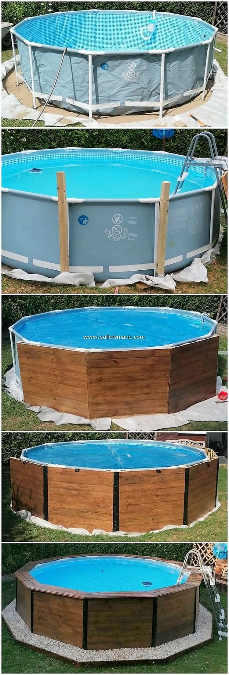 DIY Pallet Swimming Pool