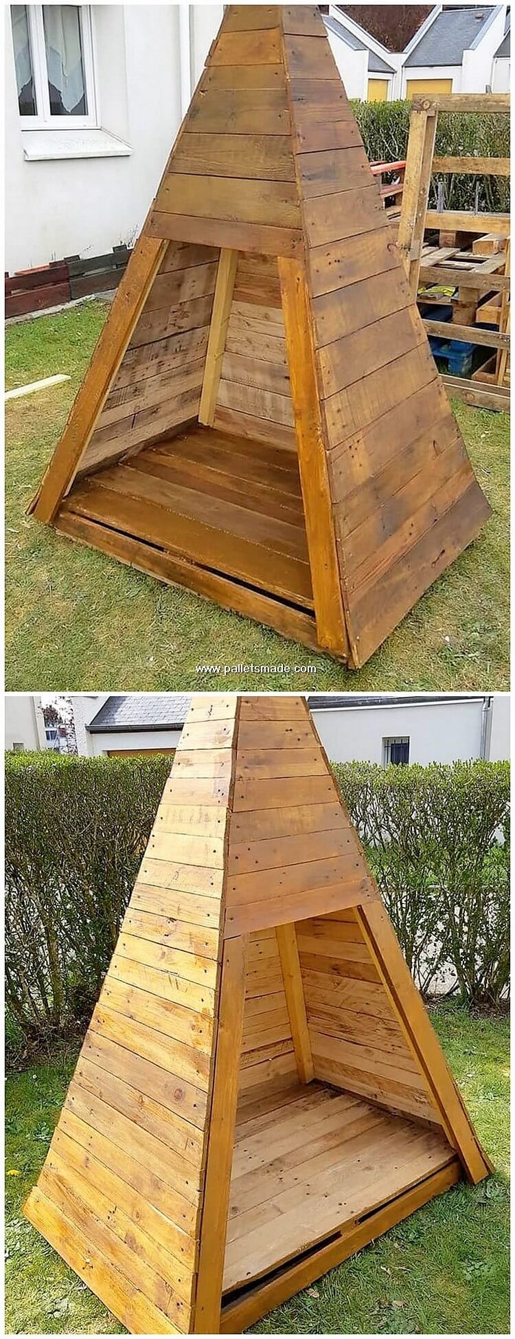 Pallet Teepee for Kids