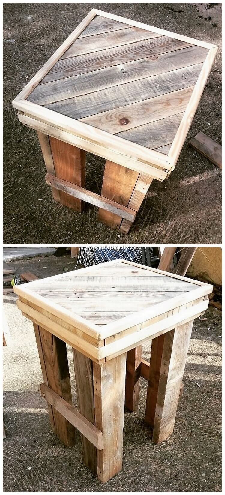 Wooden Pallet Table Idea
