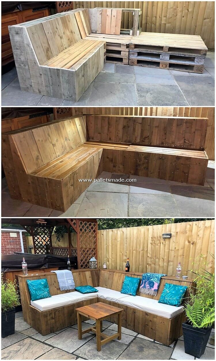 DIY Pallet Couch