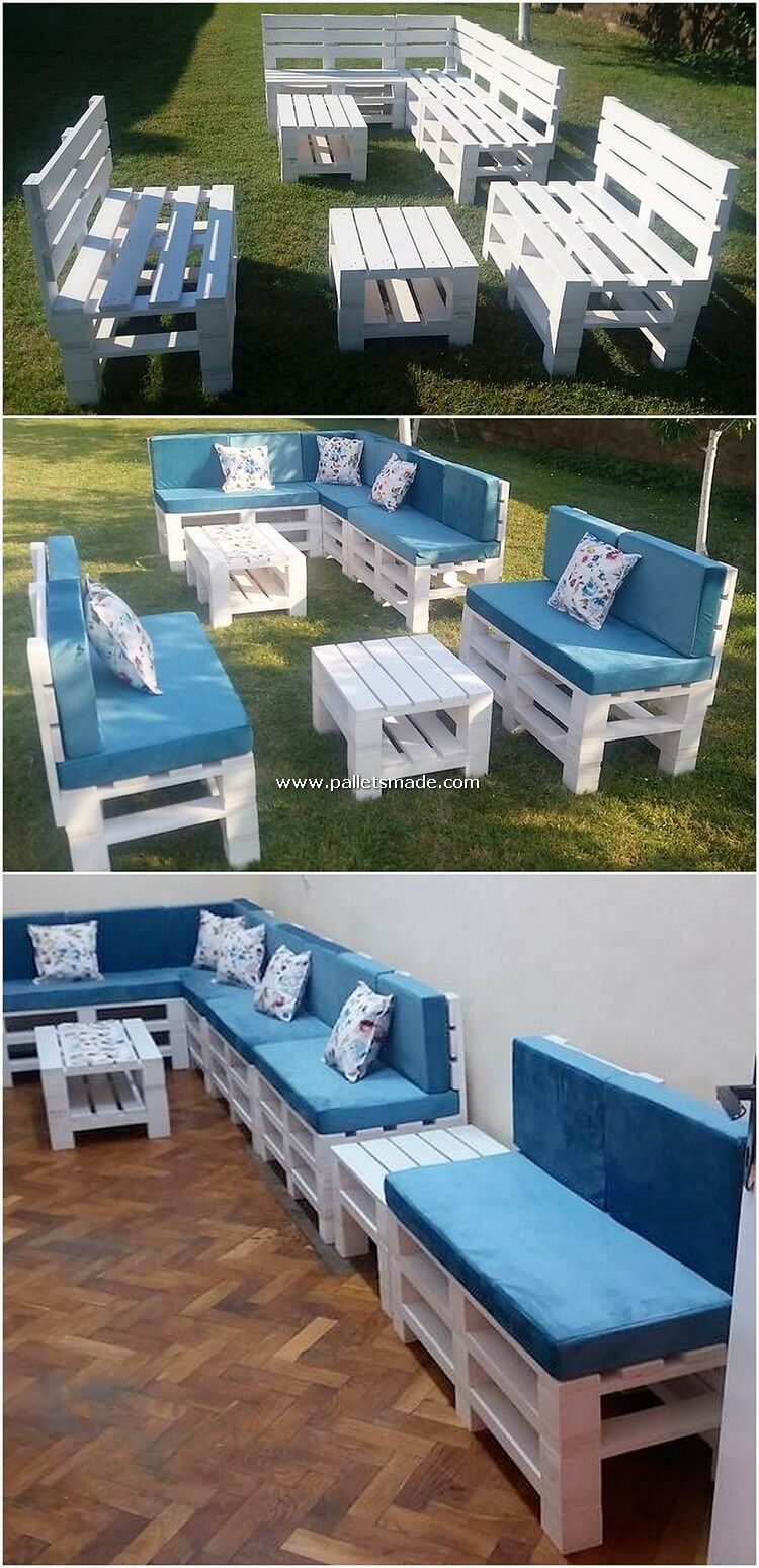Pallet Benches and Table