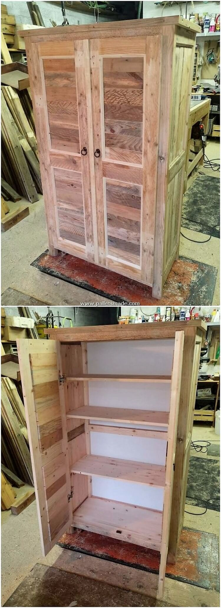 Pallet Wooden Cabinet